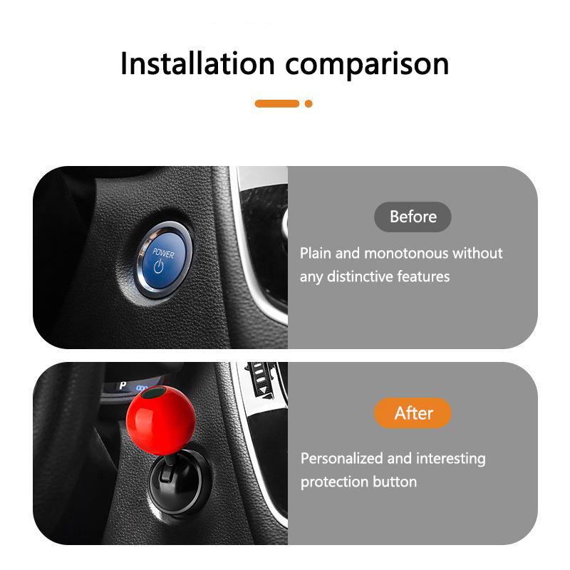 New Start Button Push Start Auto Ignition Button Cover Auto One-Touch Button Rocker for Mercedes Benz AMG E C G S Class W176 GLA HO1