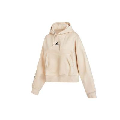 ACG Therma-FIT Printed Logo Hooded Long Sleeve Sweatshirt Women Sweatshirt Beige DQ5808-126