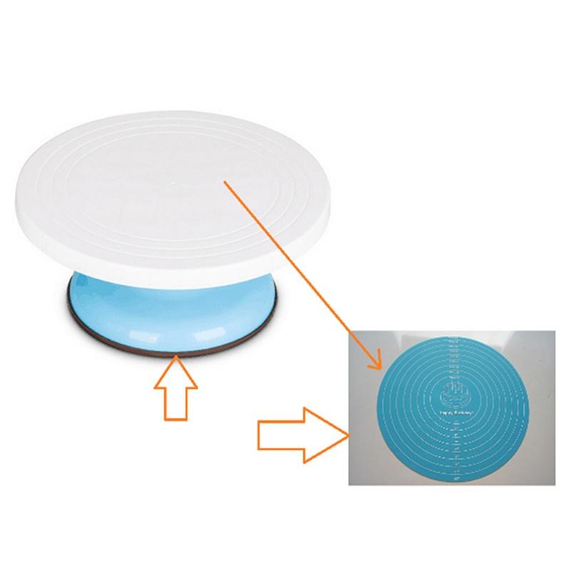 Kitchen Supplies Silicone Round  Cake Enamel Table Mat Baking Tool