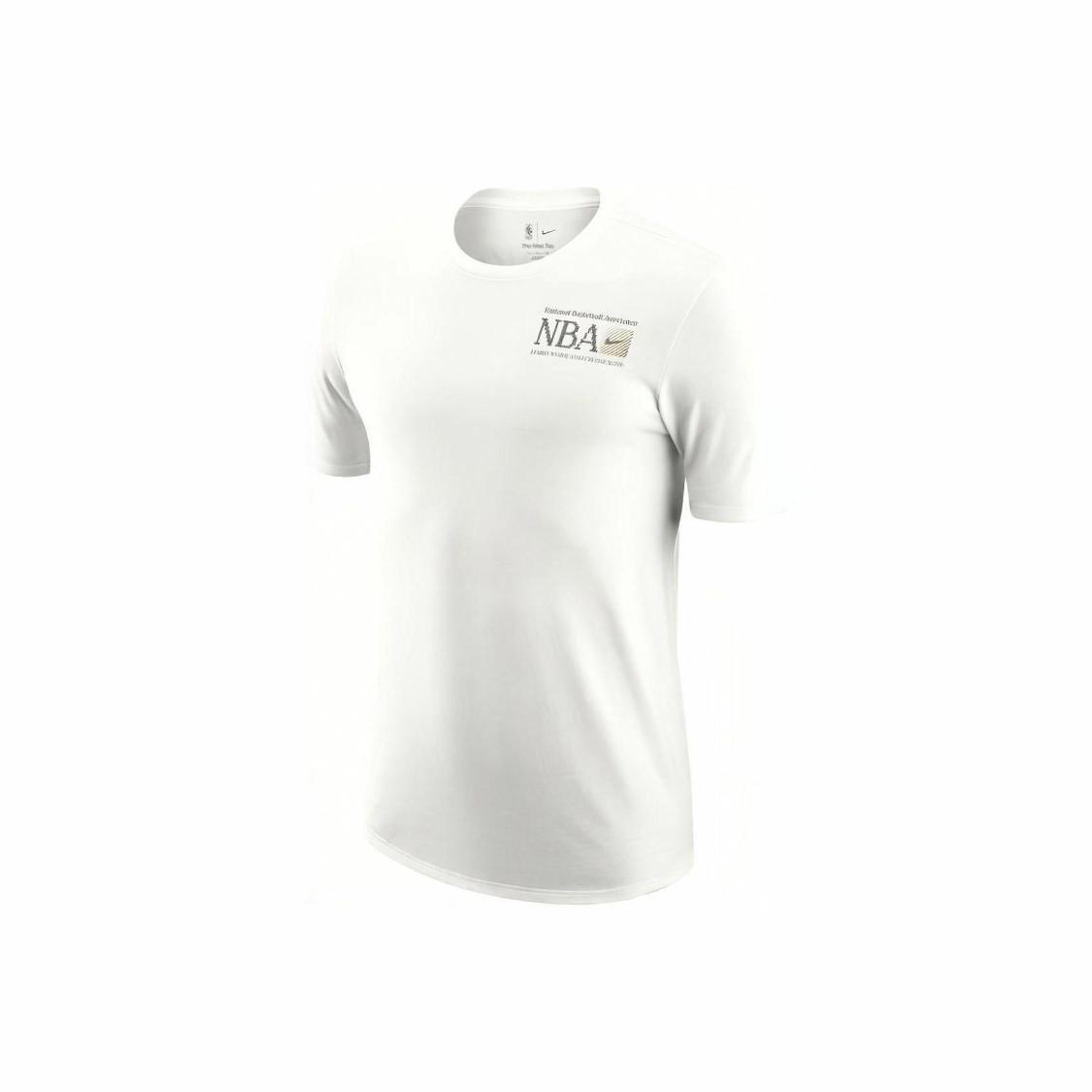 Nike Letter Logo Print Pullover Short Sleeve T-Shirt for Men, White FQ6139-121 XL