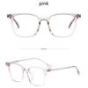 Square Blue Light Blocking Computer Glasses Men Women Reading Prescription Transparent Far Sight Glasses +1 5 +1 75