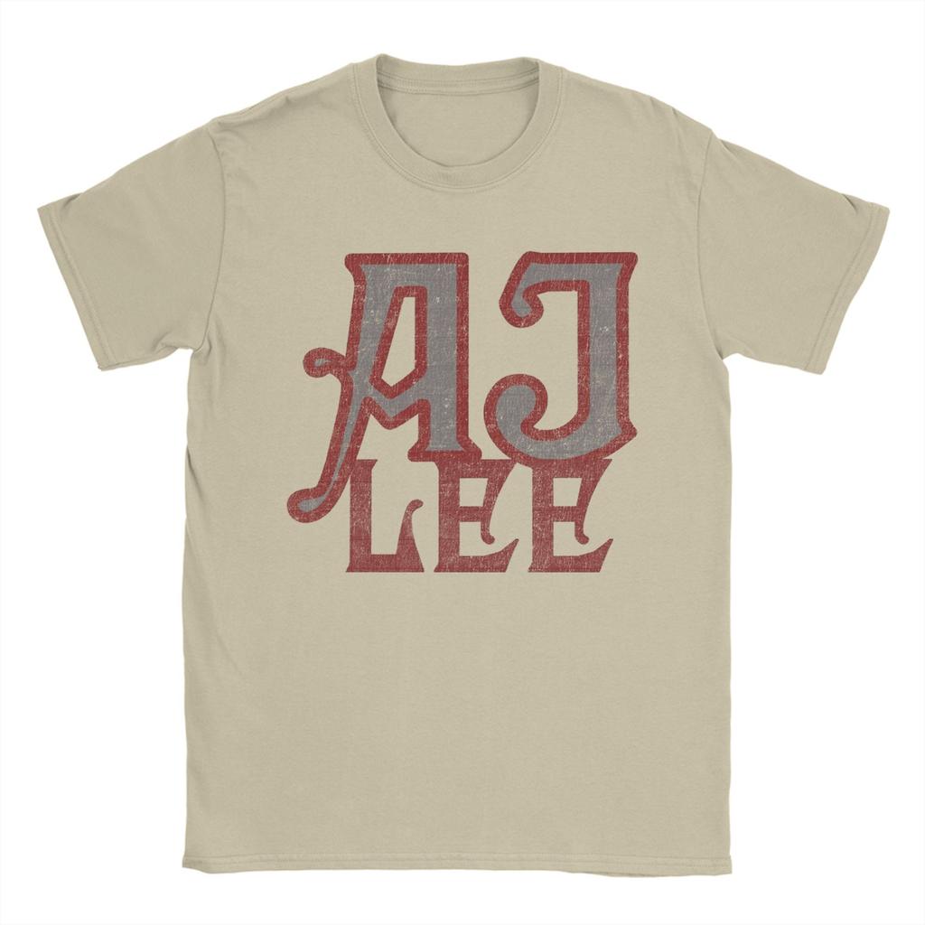 AJ Lee Love Bites Men's T Shirts Fashion Tees Short Sleeve O Neck T-Shirt Pure Cotton Birthday Present Tops