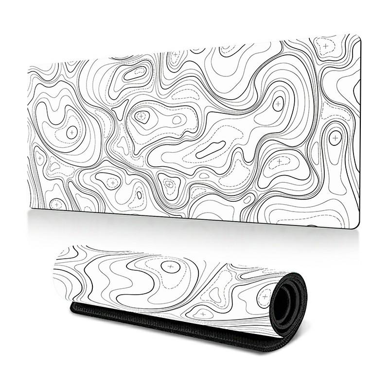 

400*900*2мм Абстрактний візерунок Великий гумовий килимок для миші Настільний килимок для комп ютера Line-22
