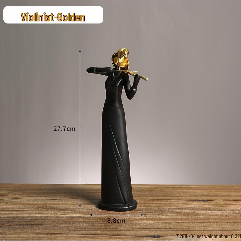 Elegant Figure Ornament: Light Luxury and Personality for Entrance, TV Cabinet, Wine Cabinet, or Study Decor