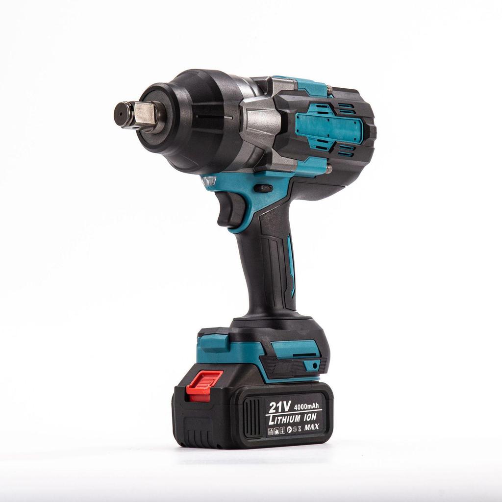 Brushless Rechargeable Heavy Duty 1500NM High Torque Electric Impact Wrench with Lithium Battery