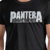 T-shirt Bianca Uomo Donna Logo Band Musicale T-shirt Harajuku Pantera T-shirt da Spiaggia Streetwear Casual Abbigliamento in Cotone Regalo