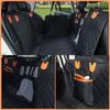 Dog Car Backseat Cover: 600D Oxford Cloth, Anti-dirt, Pet Isolation Mat.