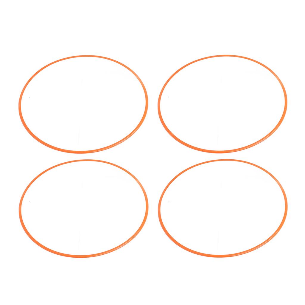 4 Pcs 20 Inch Wheel Rim Protector Orange Full Protection Self Adhesive Scratch Resistant Decorative Wheel Rim Ring