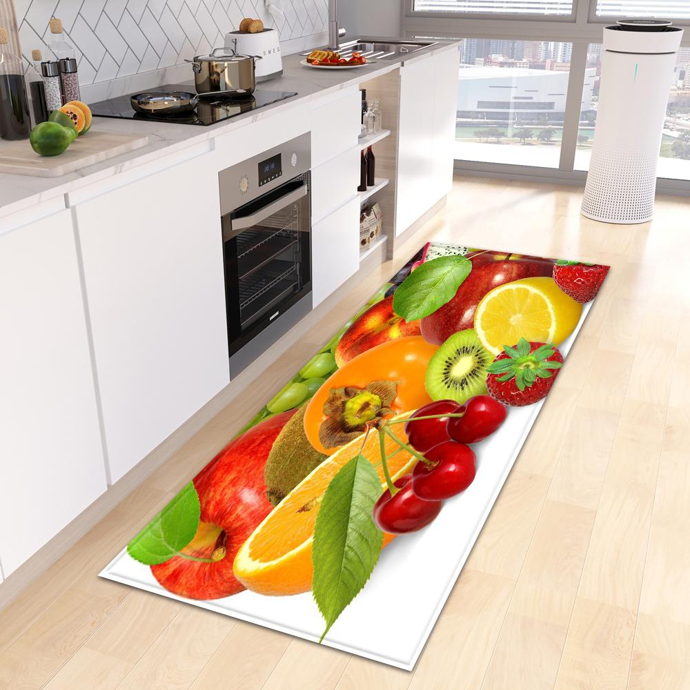 Entrance Door Mat Fruit Corridor Kitchen Mat Living Room Floor Mat Bathroom Door Household Non-slip Carpet