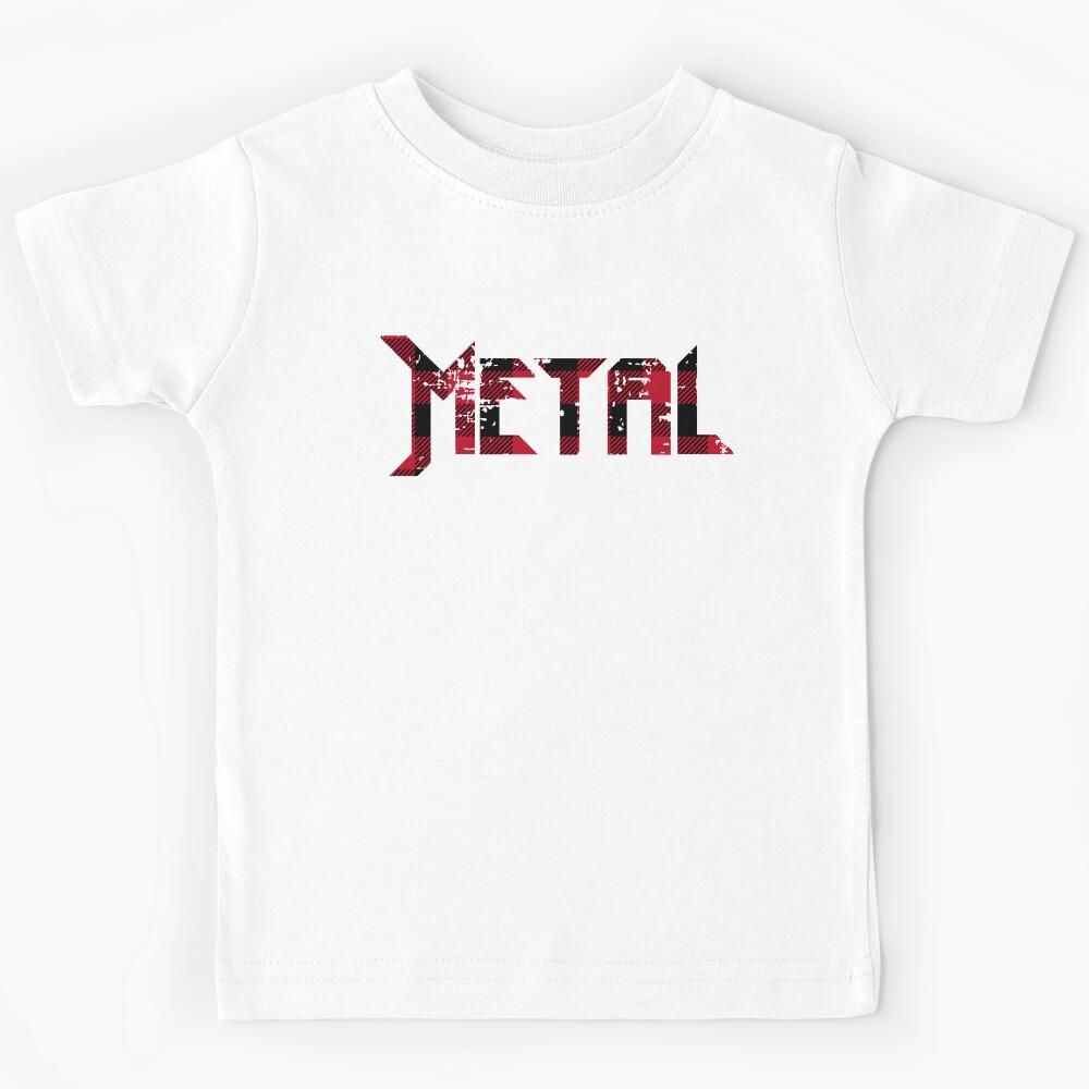 Metal font music design Kids T-Shirt 170