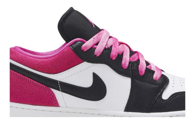 Air Jordan 1 Low SE GS 'Black Active Fuchsia'