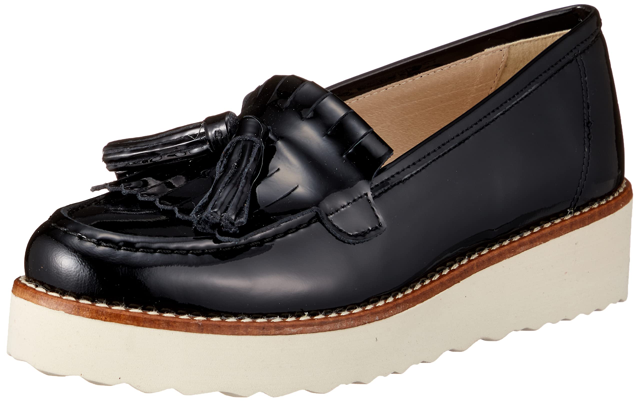 

Loafer Thick Sole Tassel Loafer Black cm 2E [Bontre] Women s 06703-WS 22.5 чёрный