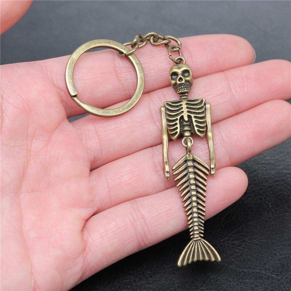Seahorse Octopus Mermaid Underwater Keychain for Kids Handmade Bohemian Anniversary Gift Minimalist Phone Charm