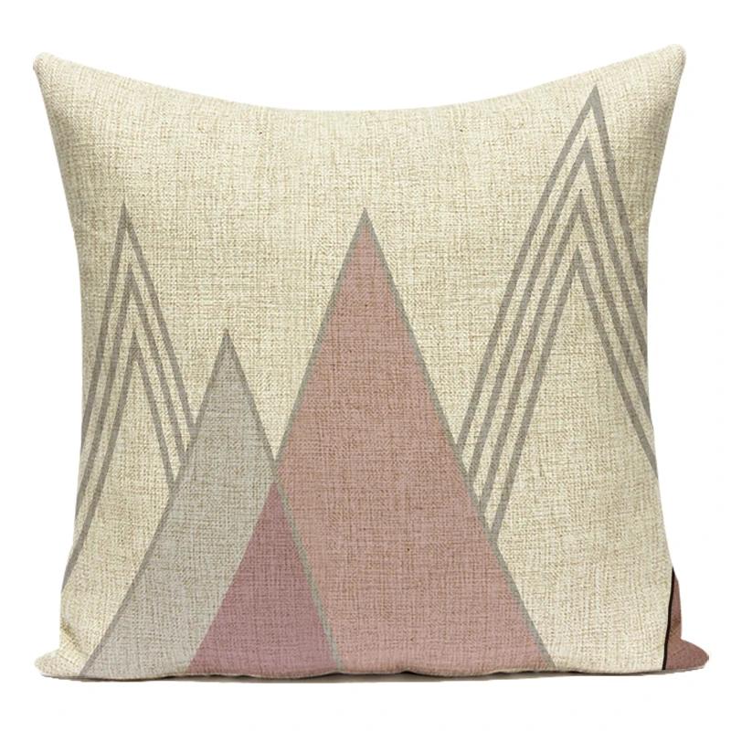 Geometric Home Pillowcase Animal Deer Car Nordic Home Decor Room Decoration Colorful Throw Pillows Custom Print Cushion Cover