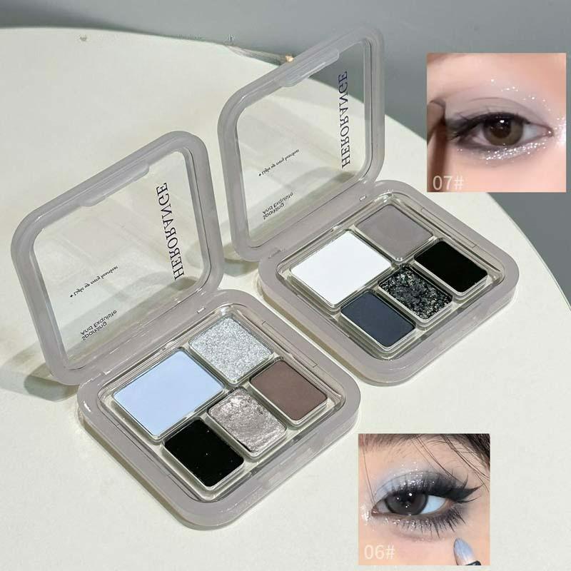 Eyeshadow Palette Matte Pearlescent Delicate Five-color Eyeshadow Eye Makeup Cosmetics