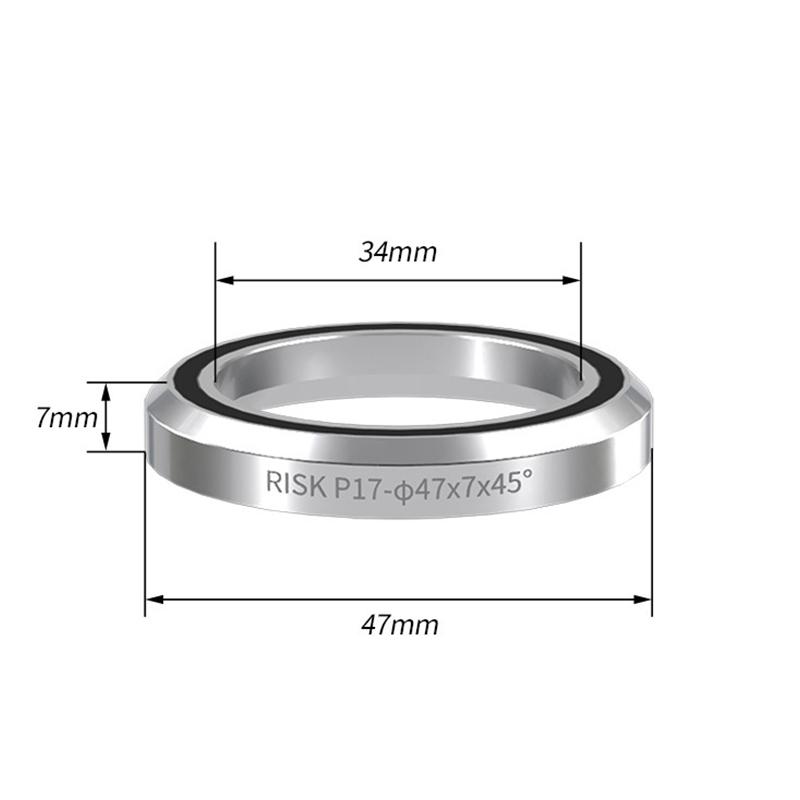28.6, 44mm, 30mm, 40mm, 41/41.8/47/49/52mm Bike Repair Bearings, Mountain Bike Steel Bearing Headset Accessories