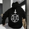 Men's Hooded Long-sleeved Sweatshirt, Autumn and Winter Pullover, Casual Sportswear, Street Style Fashion Clothing
