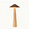 Nordic Wooden Mushroom Night Lamp Minimalist Vintage Style Bedside & Table Light for Bedroom and Living Room Night Light