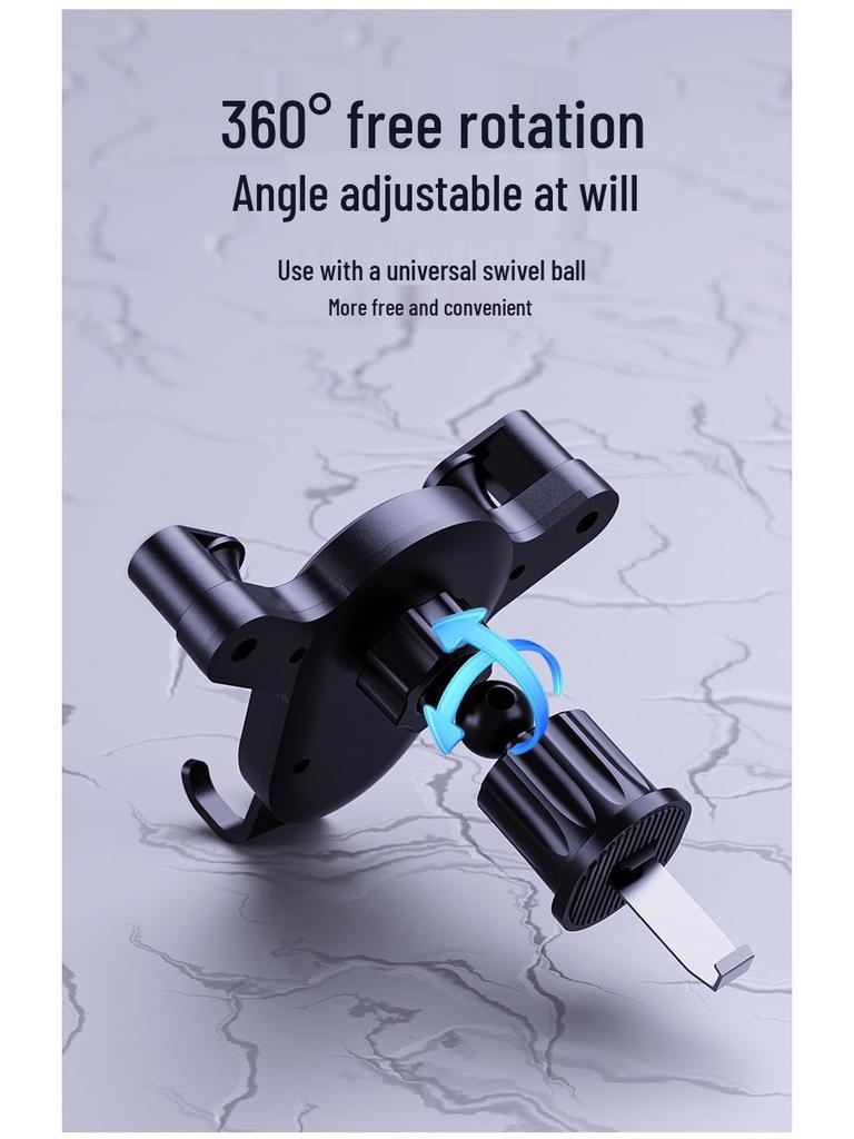 Samochodowy uchwyt na telefon grawitacyjny transgraniczny: Uniwersalny uchwyt 15W do nawigacji na kratkę wentylacyjną.
