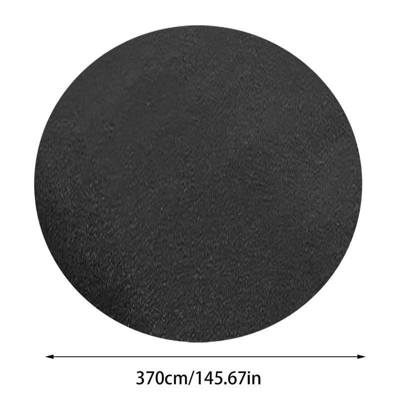 Round Pool Liner Pad 12Ft Protective Pad for Ground Swimming Pools Indoor Outdoor Under Pool Mat Heavy Duty Tarp for Villa