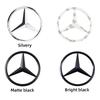 New 2025 Hot ABS Star Stickers Car Rear Trunk Emblem For Mercedes Benz S320 W164 W203 W204 W168 C180 E320 A200 GLE GLS CLS GLC C