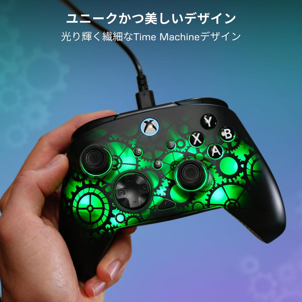 Officially Licensed Xbox Turtle Beach Afterglow Ignite Controller with Time Machine Design Compatible with Xbox Series Xbox and Windows PC RGB Hair