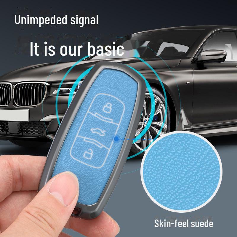 Custom Metal Key Cover for Geely Boyue, Emgrand Binyue, Vision X6, Borui X3 - Personalized Car Accessory