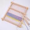 Wood Weaving Loomed Kits Handcraft Wooden Loomed Set Knitting Accessories Craft Supplies for Adults