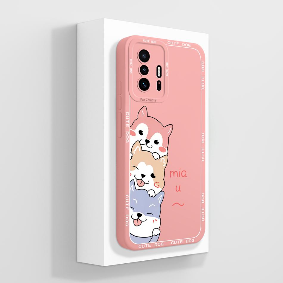

Cute Panda Case For Xiaomi 11T Pro Phone Cover High Quality Liquid Silicone Funda For Mi 11 T 11TPro Full Protection Back Covers Xiaomi 11T Pro