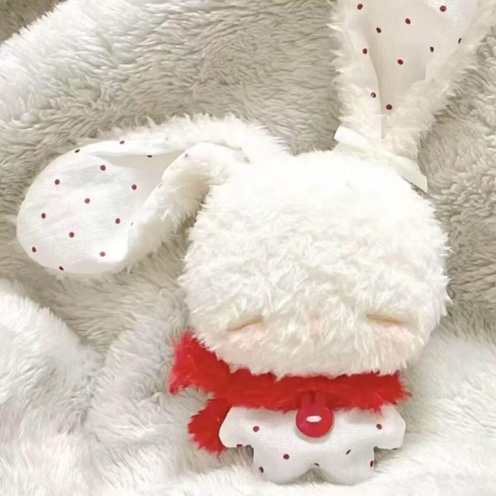 Soft Stuffed Rabbit Doll Pendant Long Ear Stuffed Bag Charm Cartoon Backpack Pendant Backpack