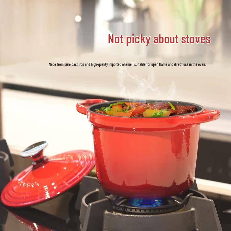 QULENO Colorful Series Enamel Pot