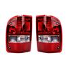 Tail Lights Set 6L5Z13404A Left and Right Rear Tail Lamp Replacement for Ford Ranger Pickup 2006 2011