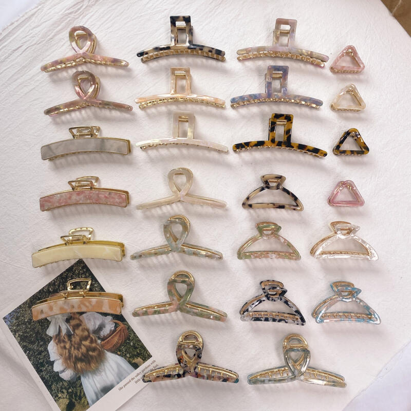 

High-quality cellulose hair clips and hair pins 04 Marvel Twist Marvel Sky