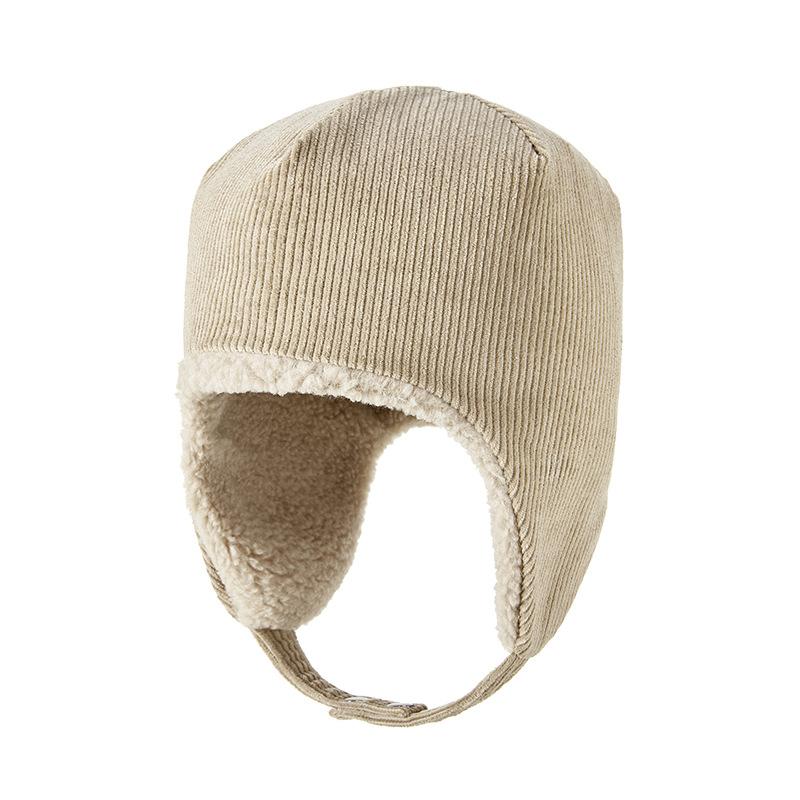 

Зимний новый вельветовый теплый модный тренд защита шеи морозостойкий мужской флис утолщенный для катания на лыжах L（58cm） хаки