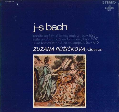 

LP Record - Bach recital-2 OS2266RE ERATO Japan Classical Used