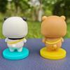 Yier Bubu Dudu Panda Bear Doll Cartoon Anime Souvenir Kawaii Small Gift Miniatures Animal Toy Home Decoration Birthday Gift