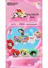Heart-Shaped Powerpuff Girls Tsundere Squeaky Plush Keychain - Press to Make BB Sound
