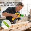 Drill Bit Guide Precise Measuring Gauge Hole Finder Punch Locator Drill Guide for Cabinet Drawer Installation Door Deck Shelf