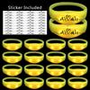 20-100 Piezas Pulseras LED para Bodas Pulsera Luminosa Activada por Música y Sonido Pulseras que Brillan en la Oscuridad Para Suministros de Fiesta de Cumpleaños