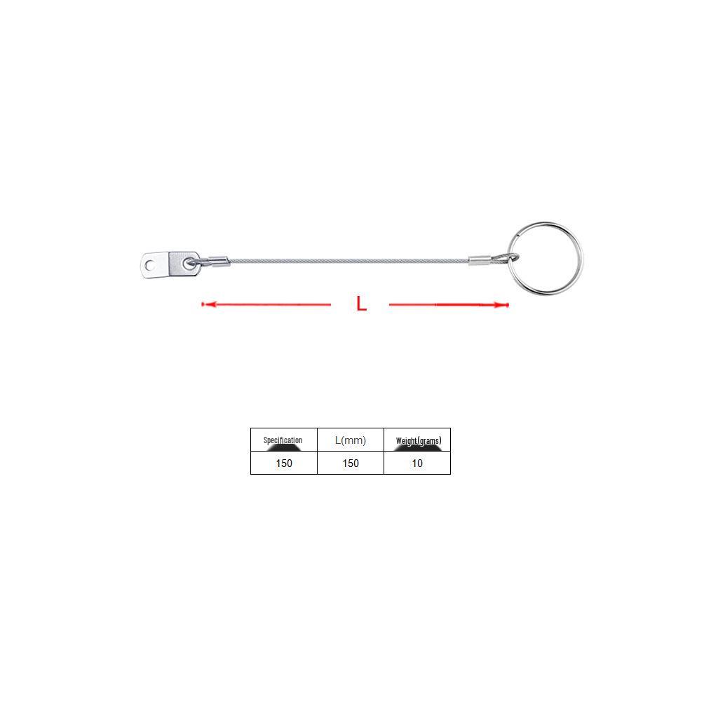 5x51мм Нержавеющая сталь Быстросъемный штифт с язычком и фиксатором