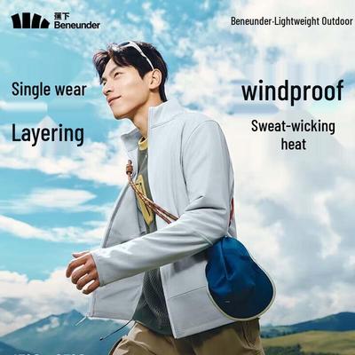 Men's Windproof Micro-Fleece Jacket PM132