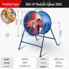 High Power Industrial SF Axial Exhaust Fan 220V/380V for Duct Ventilation & Kitchen Smoke Extraction