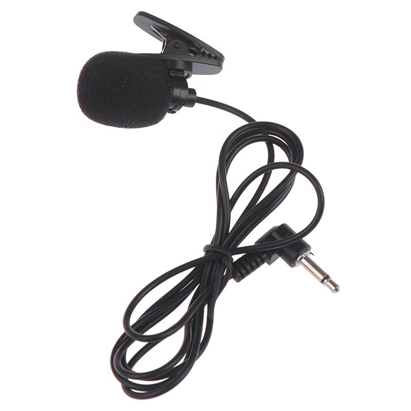 External 3.5Mm Mini Wired Clip-On Lapel Lavalier Microphone