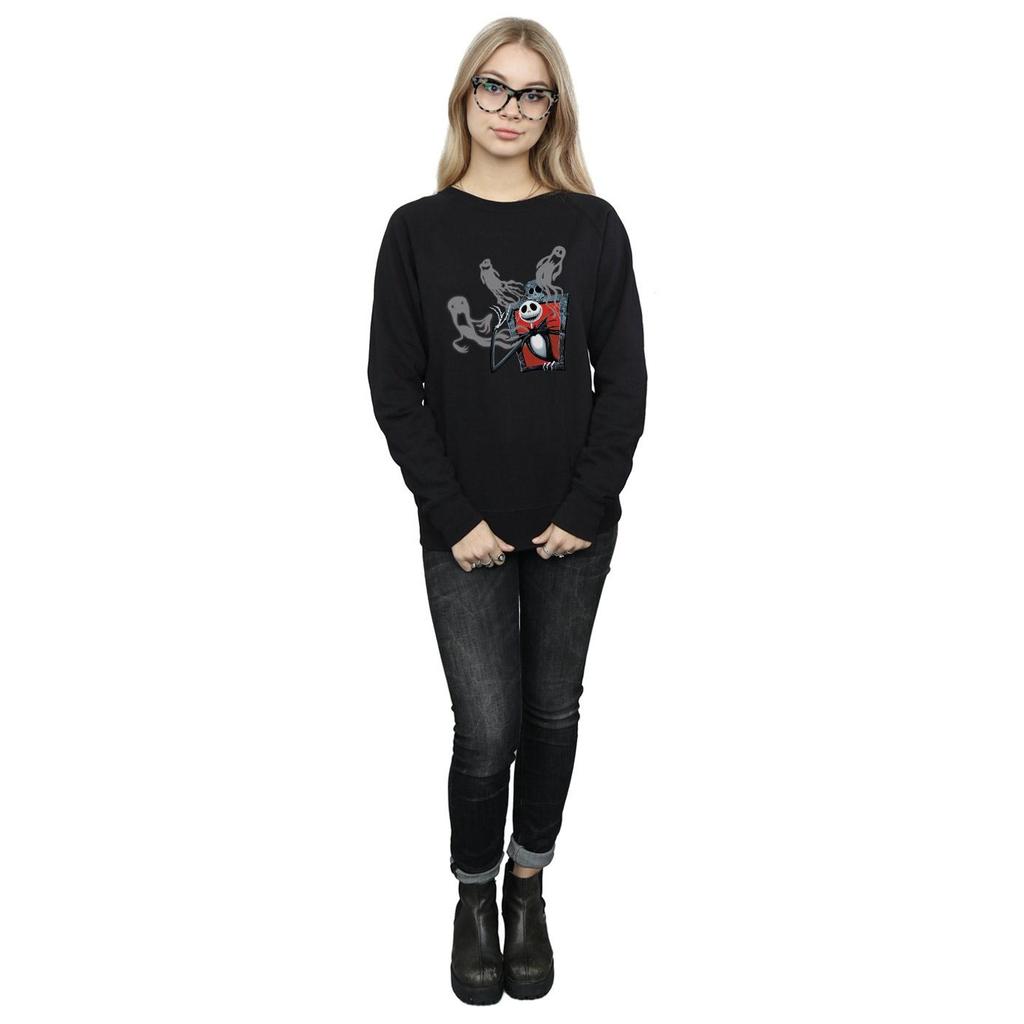 Disney Womens/Ladies Nightmare Before Christmas Ghosts Of Jack Sweatshirt