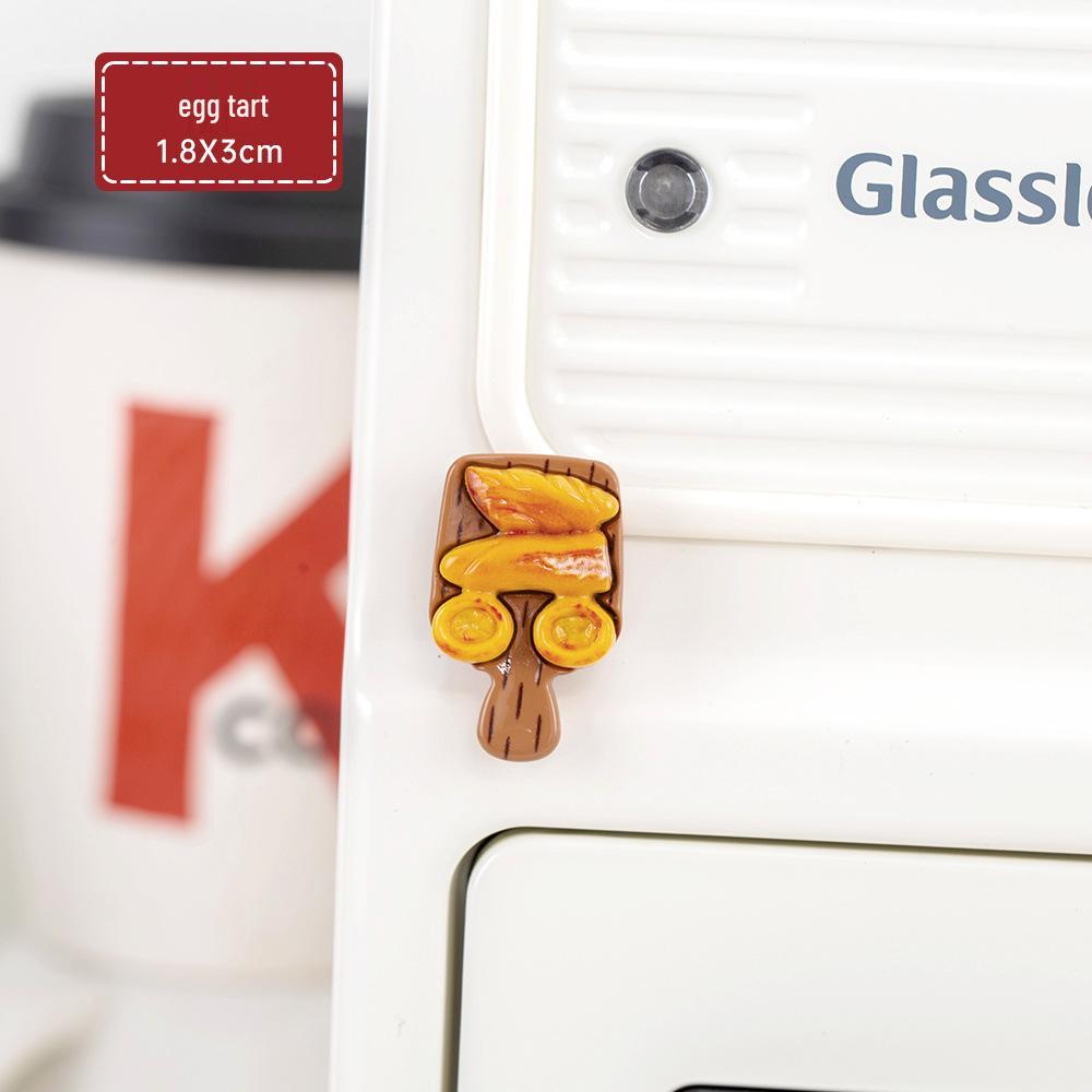 Miniature Cute Food Refrigerator Magnet Set - DIY Resin Home Decoration Stickers