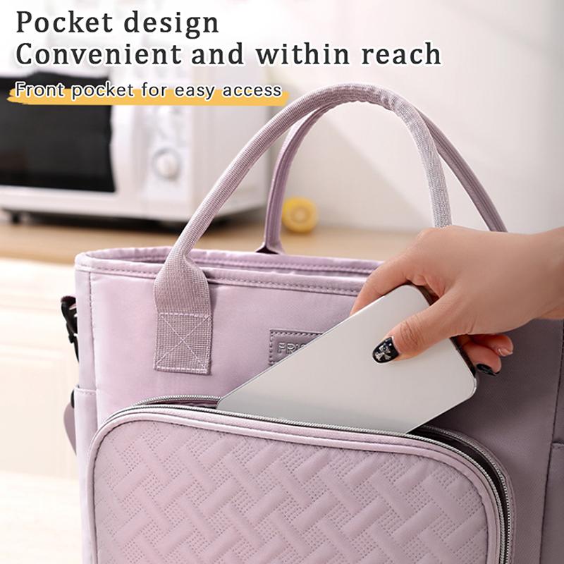 Weiche Kühltasche, Isolierte Zusammenklappbare Lunch-Kühltasche für Arbeit, Camping, Strand, Reise, Tragbar, Weichseitig, Auslaufsicher, Wate