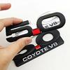 cjgnvt1 3D Metal Car Styling 5.0 COYOTE V8 Logo Badge Rear Trunk Emblem Fender Side Sticker For Ford Mustang GT SHELBY Auto Accessories