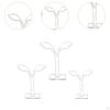 3 Piece T Shape Earring Stand for Jewelry Display And Storage