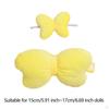 2 Pieces Dolls Bow Wing with Hairband Outfits Accessories, Miniature Clothes for 15-17cm