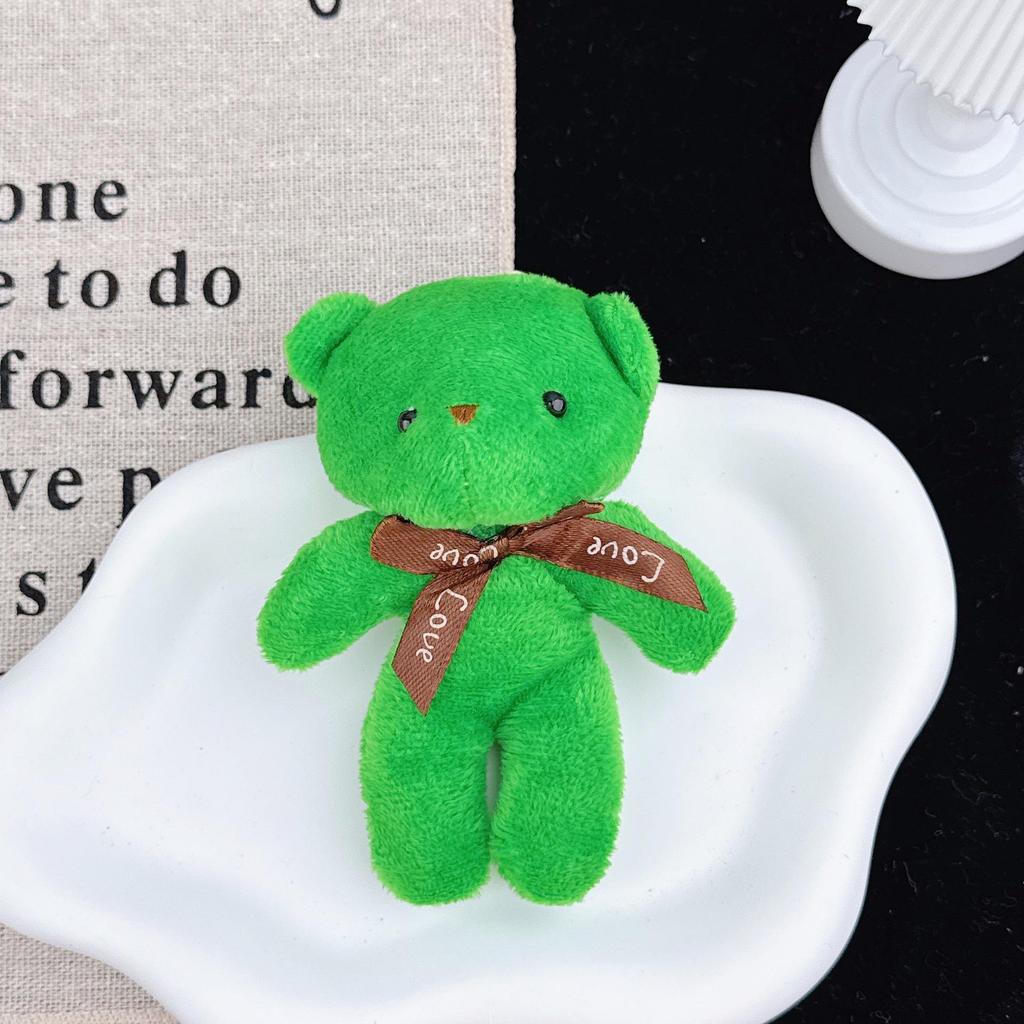 Portachiavi Ciondolo Tuta Peluche Orsacchiotto - Piccolo Giocattolo Regalo